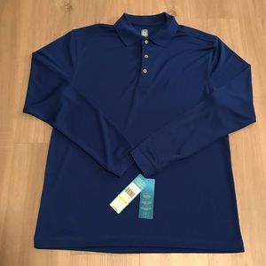 Men’s long sleeve golf polo